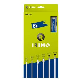 Irimo Juego de 6 Destornilladores 2 Planos, 2 Rectos, 2PH en Caja de Cartón 459-6-c - Mango Bi-componente, Puntas Pulidas Precio: 22.88999955. SKU: S7918456