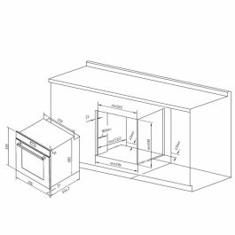 Horno Multifunción Cecotec Bolero Hexa AF316000 Glass Black 3400 W