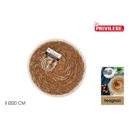 Salvamantel Seagrass Red con Ribete, 20 cm - Privilege (36 Unidades) Precio: 23.59000028. SKU: B1G9Q8WHM9