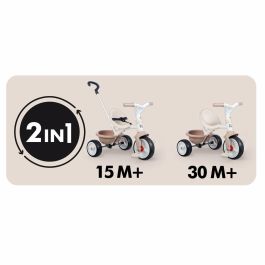 Smoby Triciclo Be Move Beige, recomendado para niños a partir de 3 años, fabricado en plástico y metal. Smoby Triciclo Be Move Beige, recomendado para niños a partir de 3 años, fabricado en plástico y metal.
