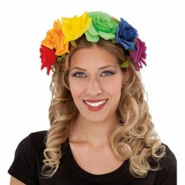 Diadema flores arco iris talla única Diadema flores arco iris talla única