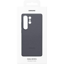 Samsung EF-VS938 Funda Kindsuit Original para Galaxy S25 Ultra, Protección Anticaída, Resistente a Rayones, Piel Sintética Negro