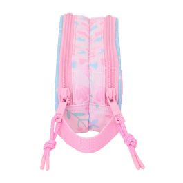 Blackfit8 Portatodo doble escolar Smile, estuche infantil con 2 compartimentos y diseño alegre, ideal para material escolar, 21x8x6 cm