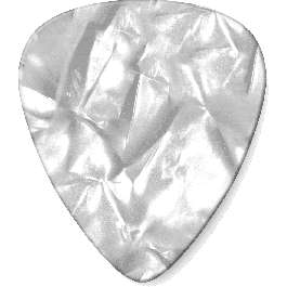 Dunlop Pack 72 Púas Genuine Celluloid Blanco Perlado - Grosor Medium
