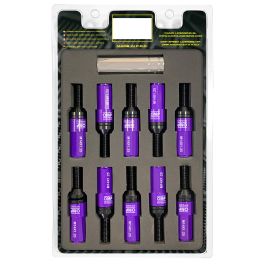 Omp Speed Juego De 20 Tornillos Con Protector De Aluminio De Colores M14x1.25 Llave De 17-19 Largo 28 mm Con Protector Morado OMPS09971411 Omp Speed Juego De 20 Tornillos Con Protector De Aluminio De Colores M14x1.25 Llave De 17-19 Largo 28 mm Con Protector Morado OMPS09971411
