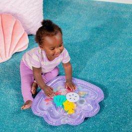 Disney Baby DIS0074451171107 Colchoneta de agua Ariel para bebé, inflable, plegable, sensorial y desarrollo desde nacimiento