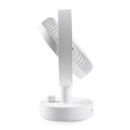 Domo DOM5411397173164 Ventilador de mesa con batería Li-ion 5V Recargable USB 15 cm de diámetro 10 velocidades