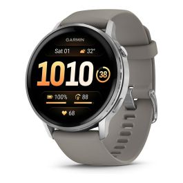 Garmin Venu 4 Reloj Inteligente 45mm AMOLED Pantalla Táctil GPS Negro/Plata/Gris Silicona Banda Monitor Frecuencia Cardíaca Precio: 601.58999978. SKU: B1FQBVZ5QB