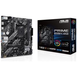Asus Placa base PRIME B550M-K ARGB - Socket AM4 - DDR4 - Micro ATX Precio: 115.59000046. SKU: B1F9SHNY5Z