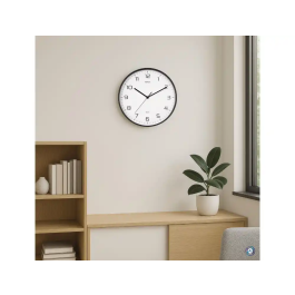 Maul Reloj de Pared Redondo 25 cm Cuarzo Marco Negro