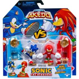 Duo de figuras de Sonic vs Knuckles - MOOSE TOYS - AKEDO - Paquete de batalla rápida, 2 figuras y controles incluidos Precio: 34.50000037. SKU: B1CTC4RSLM