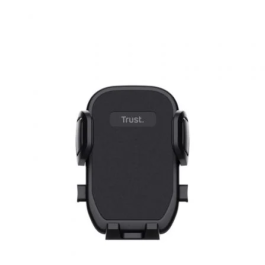 Trust Soporte de Smartphone para Coche Runo 24983 para Salida de Aire, Fijación Segura para Teléfonos de 55-100mm de Ancho, Color Negro