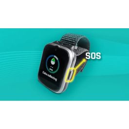 MyPhone CareWatch LTE Reloj Inteligente con Botón SOS, GPS, Monitor Frecuencia Cardíaca y Oxígeno, Pantalla 1.77", Resiste Agua IP68, para Personas Mayores (Requiere SIM 4G)