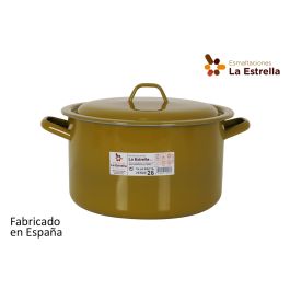 Olla Recta con Tapa 26 cm Verde - La Estrella (4 Unidades) Precio: 138.5000001. SKU: B1C9DKHQQ3