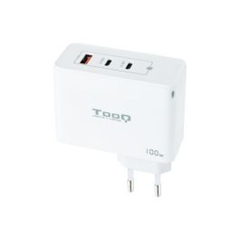 Tooq TQWC-GANQC2PD100W Cargador de Pared GaN 100W, 2xUSB-C PD + USB-A QC, Blanco Precio: 37.59000036. SKU: B133RZQHTR