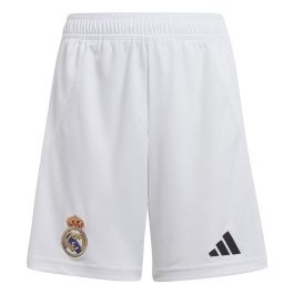 Pantalón Corto Deportivo Adidas Real Madrid 24/25 Home Short Blanco
