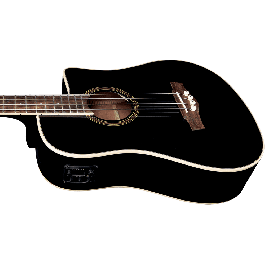 EKO Bajo Acústico Dreadnought Cutaway Electro Negro