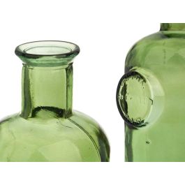 Botella Decorativa Vidrio Stamp 35 Cm Verde Giftdecor (6 Unidades) Botella Decorativa Vidrio Stamp 35 Cm Verde Giftdecor (6 Unidades)