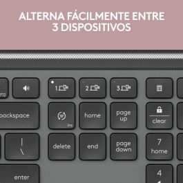 Logitech Teclado Inalámbrico K950 Negro Multidispositivo Bluetooth y USB