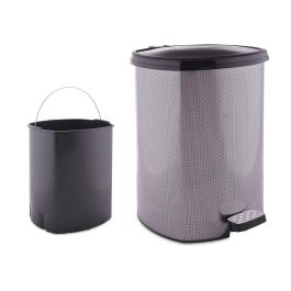 Papelera Plastico Pedal Fibra Carbono 20L Berilo 37X39CM (4 Unidades) Precio: 80.59000026. SKU: B1EE77C4R9