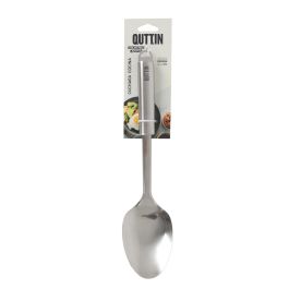 Cuchara de acero inoxidable Silver 33 cm Quttin (24 Unidades) Cuchara de acero inoxidable Silver 33 cm Quttin (24 Unidades)