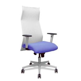 Sillon Piqueras Y Crespo Sahuco Direccion Uso Intensivo (8H) Brazos Blancos Regulables Mecanismo Sincro Respaldo Malla Blanca Transpirable Y Asiento Tapizado Bali Azul Claro Precio: 509.88999974. SKU: B1BT4C2Y8X