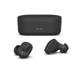 Belkin Auriculares Inalambricos Bluetooth Con Estuche De Carga Negro - 38 Horas Autonomía, IPX5, Bluetooth 5.2