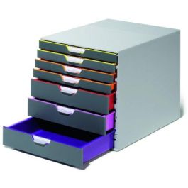 Durable Módulo 7 Cajones Varicolor, Plástico ABS, Gris/Multicolor, 760758 Precio: 92.50000001. SKU: B1A4FMNXSK