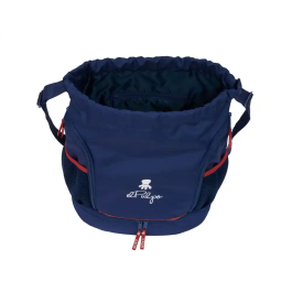 Bolsa Mochila con Cuerdas El Pulpo Azul marino 35 x 40 x 1 cm