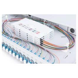 Digitus Caja de Empalme Fibra Óptica 1HE, 24x LC DX OS2, equipada, Gris, Acero - OS2