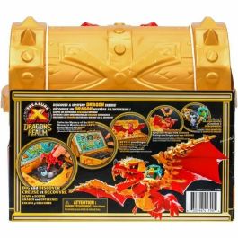 Cofre del Tesoro del Reino de los Dragones - MOOSE TOYS - TREASURE X - Cofre interactivo con figuras y tesoros