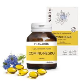 PRANAROM Comino Negro Aceite 60 Cápsulas Veganas de Primera Presión en Frío - Nigella Sativa 750mg Precio: 21.5900003. SKU: B1AWL5BRJG