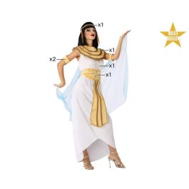 Disfraz Egipcia Cleopatra Mujer Adulto Blanco XXL para Carnaval y Fiestas Temáticas del Antiguo Egipto Precio: 18.49999976. SKU: B15LAXH8HE