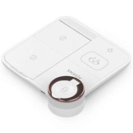 AISENS ASCH-15W4WC061-W Cargador Inalámbrico 4 en 1 15W para Smartphone, Apple Watch y Auriculares, Blanco