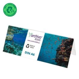 Archivo 2000 Portanombres de Sobremesa Flexible DIN A6 PET 100% Reciclable Transparente, ideal para Tráfico Intenso Precio: 1.49999949. SKU: B1BERRZJFD