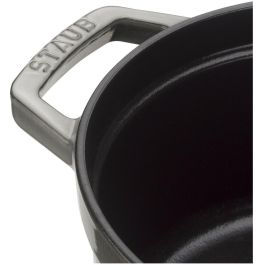 Staub La Cocotte Redonda Hierro Fundido 26cm Grafito-Gris