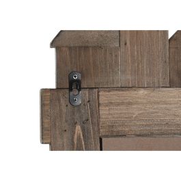 Espejo de pared DKD Home Decor Marrón Acabado envejecido 40 x 9 x 68 cm