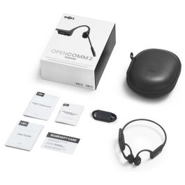 Shokz OpenComm2 Auriculares Bluetooth con Conducción Ósea y Puerto USB-C