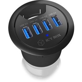 ICY BOX HUB de Mesa 4x USB 3.0 Type-A