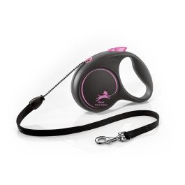 Flexi Correa Black Design M Cordón 5m Rosa para Perro Precio: 13.50000025. SKU: S6102359