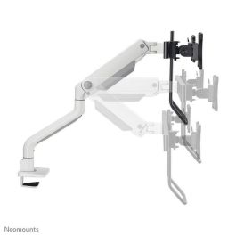 Neomounts Brazo de monitor DS75S-950WH2 para pantallas de 17-32", soporte de escritorio con resorte de gas, capacidad 8kg, blanco, 2 pantallas