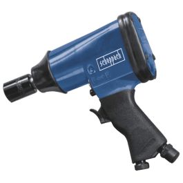 Scheppach Llave de Impacto Neumática 1/2" de 312 Nm y 7.000 rpm | Juego completo con 10 Vasos, Prolongador, Lubricante y Maletín