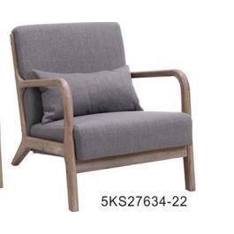 DKD Home Decor Taburete Alto Tradicional Gris Oscuro - Lino y Abeto - 54x118x48 cm Altura Asiento 76 cm Desmontable