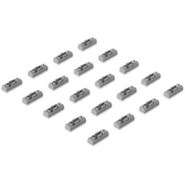 Ubiquiti UACC-Rack-PM-Kit Kit de Montaje de Rack 1U de Termoplástico y Acero Inoxidable, 20 Piezas