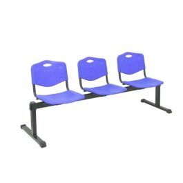 Piqueras y Crespo Bancada ISO 3 Plazas Asiento y Respaldo PVC Azul Precio: 309.69000029. SKU: S5703053