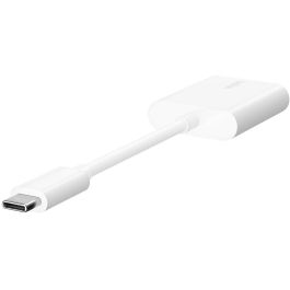 Belkin Adaptador RockStar USB-C Audio y Carga, Blanco