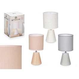 Lampara Sobremesa Ceramica Conica Surtidos Giftdecor 14X30CM (12 Unidades)