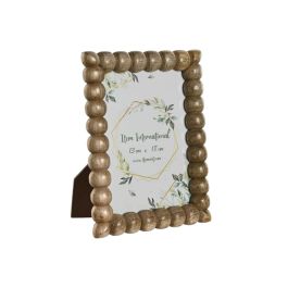 DKD Home Decor Marco de Fotos 13x18 cm Urban Marrón de Madera de Mango y Cristal con Diseño de Bolas Decorativas Precio: 8.68999978. SKU: B16CV2CAZY