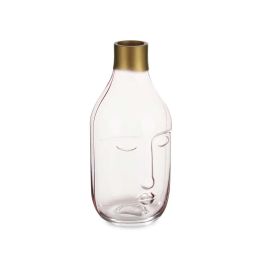 Giftdecor Jarrón de Cristal Cara Rosa, Vidrio, 11x24.5x12 cm (6 Unidades) Giftdecor Jarrón de Cristal Cara Rosa, Vidrio, 11x24.5x12 cm (6 Unidades)