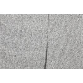DKD Home Decor Sofá Scandi Chaiselongue de Poliéster Gris 144 x 84 x 226 cm
